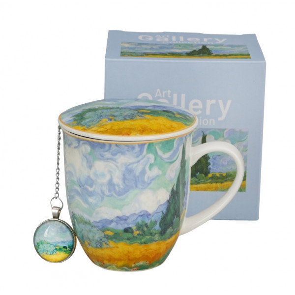 Šolja 400ml sa infuzerom VAN GOGH Wheat Field 