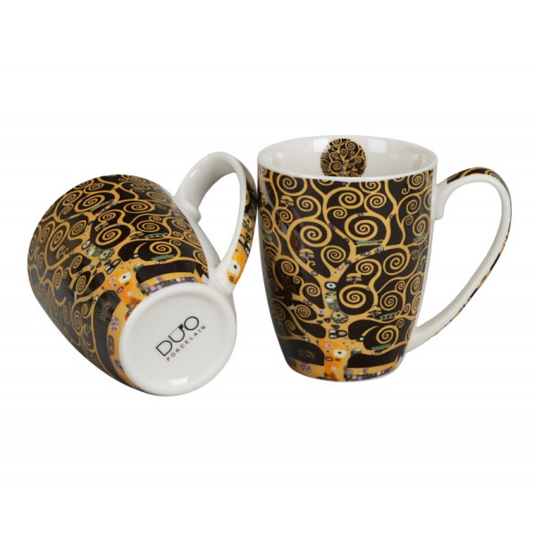 Set dve šolje 360 ml KLIMT Tree of life 