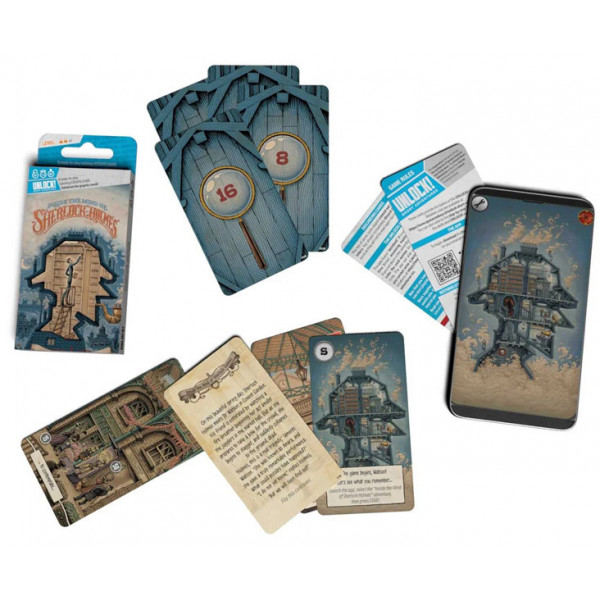 Društvena igra UNLOCK! SHORT ADVENTURES 10 - IN THE HEAD OF SHERLOCK HOLMES 
