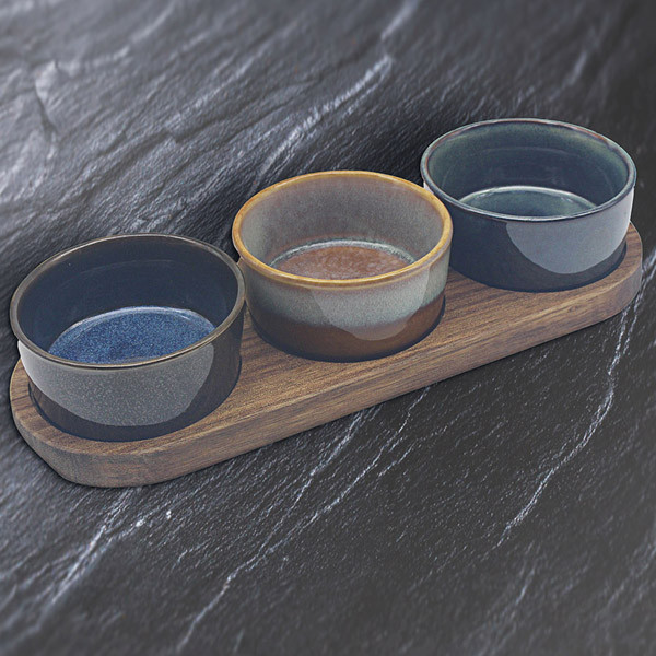 Činije za grickalice TRI OKRUGLE 