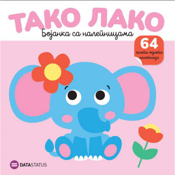 TAKO LAKO : SLON BOJANKA SA NALEPNICAMA 