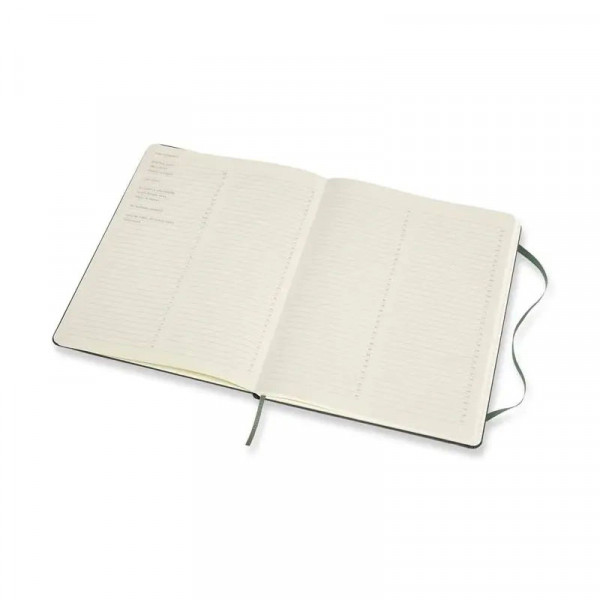 Notes 19x26cm XL MOLESKINE Forest green - hard 