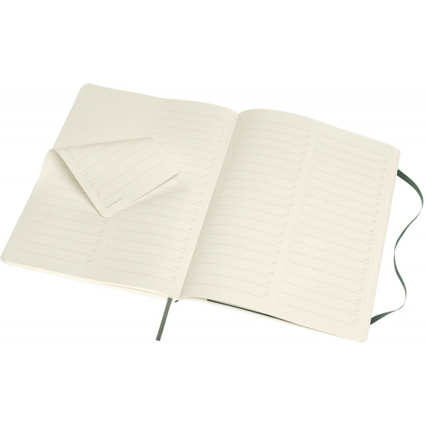 Notes 19x26cm XL MOLESKINE Forest green - soft 