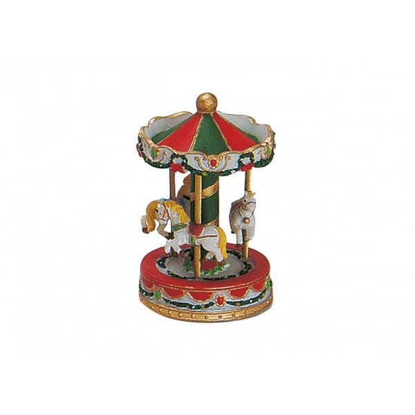 DECORATION CAROUSEL POLY 10CM 