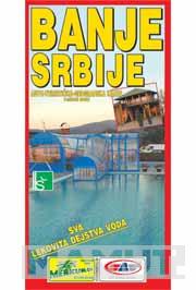 BANJE SRBIJE TURTIČKA KARTA 