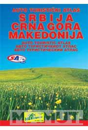 SRBIJA CRNA GORA MAKEDONIJA AUTO ATLAS 