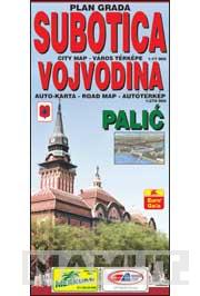 SUBOTICA KARTA VOJVODINE 