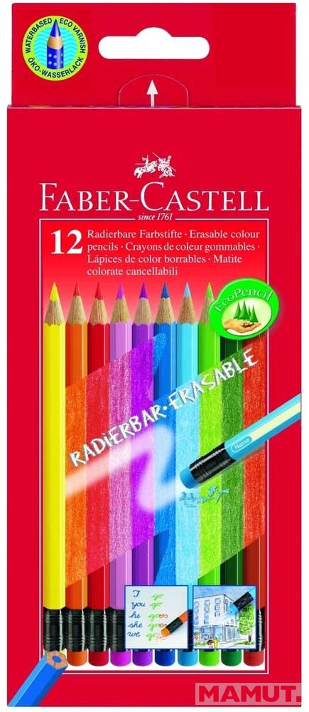 FABER CASTELL drvene bojice sa gumicom 1/12 
