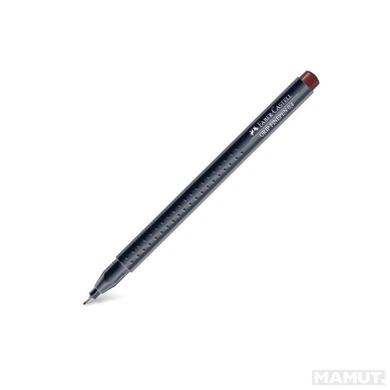 Flomaster 0.4 mm FABER CASTELL GRIP Svetlo braon 