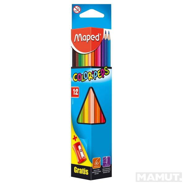 DRVENE BOJICE MAPED Color Peps + rezač 