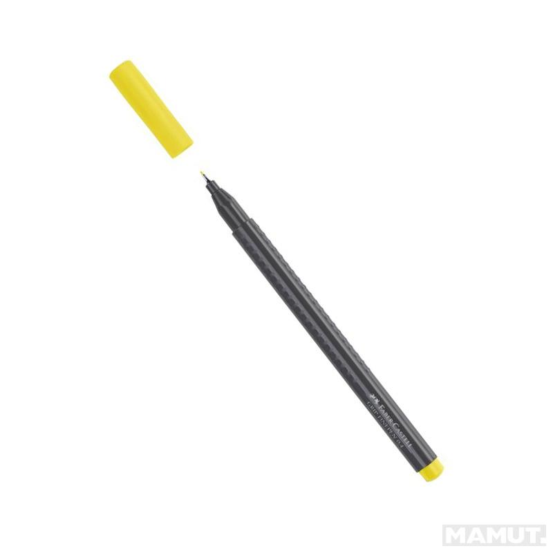 Flomaster 0.4 mm FABER CASTELL GRIP Svetlo žuti 