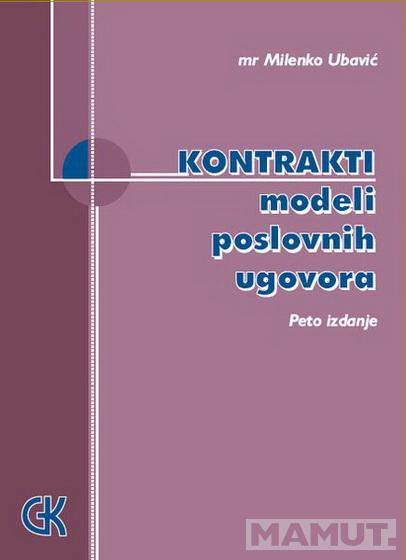 KONTRAKTI MODELI POSLOVNIH UGOVORA 160 modela 