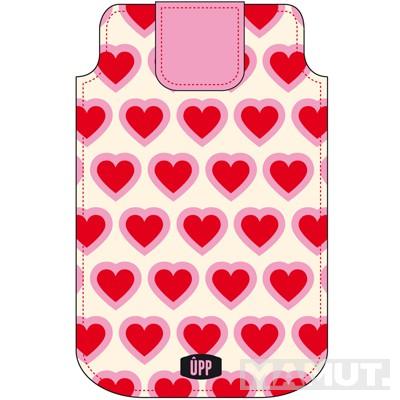 PHONE POUCH HEART REPEAT 