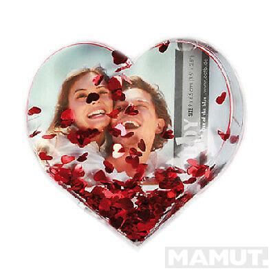 Ram za Slike GLITTER HEART WATERGLOBE 