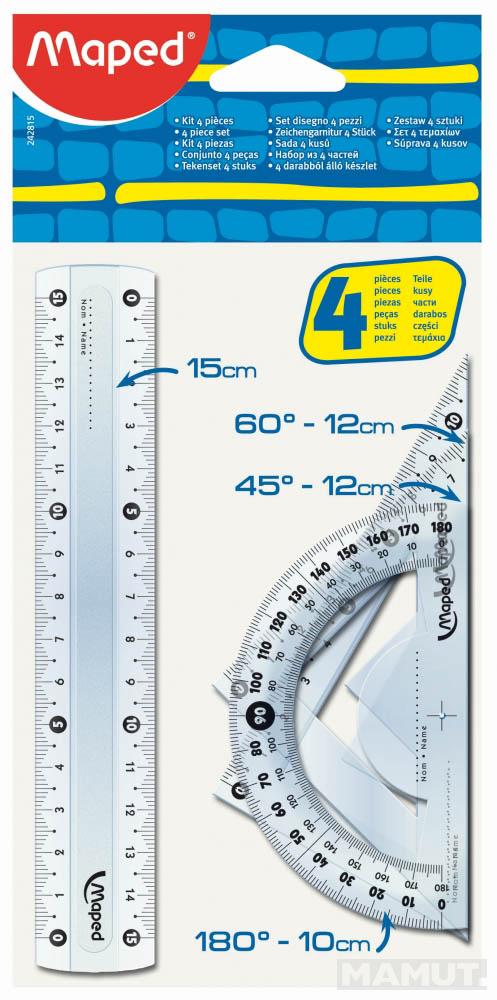 Set lenjira MAPED START 15 cm 