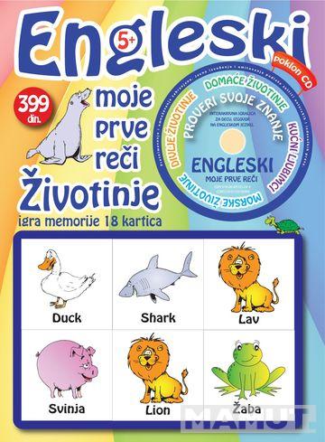 ENGLESKI MOJE PRVE REČI ŽIVOTINJE PLUS CD IGRALICA 