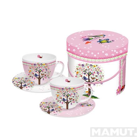 CAPPUCINO CUP SET BG LOVE TREE 