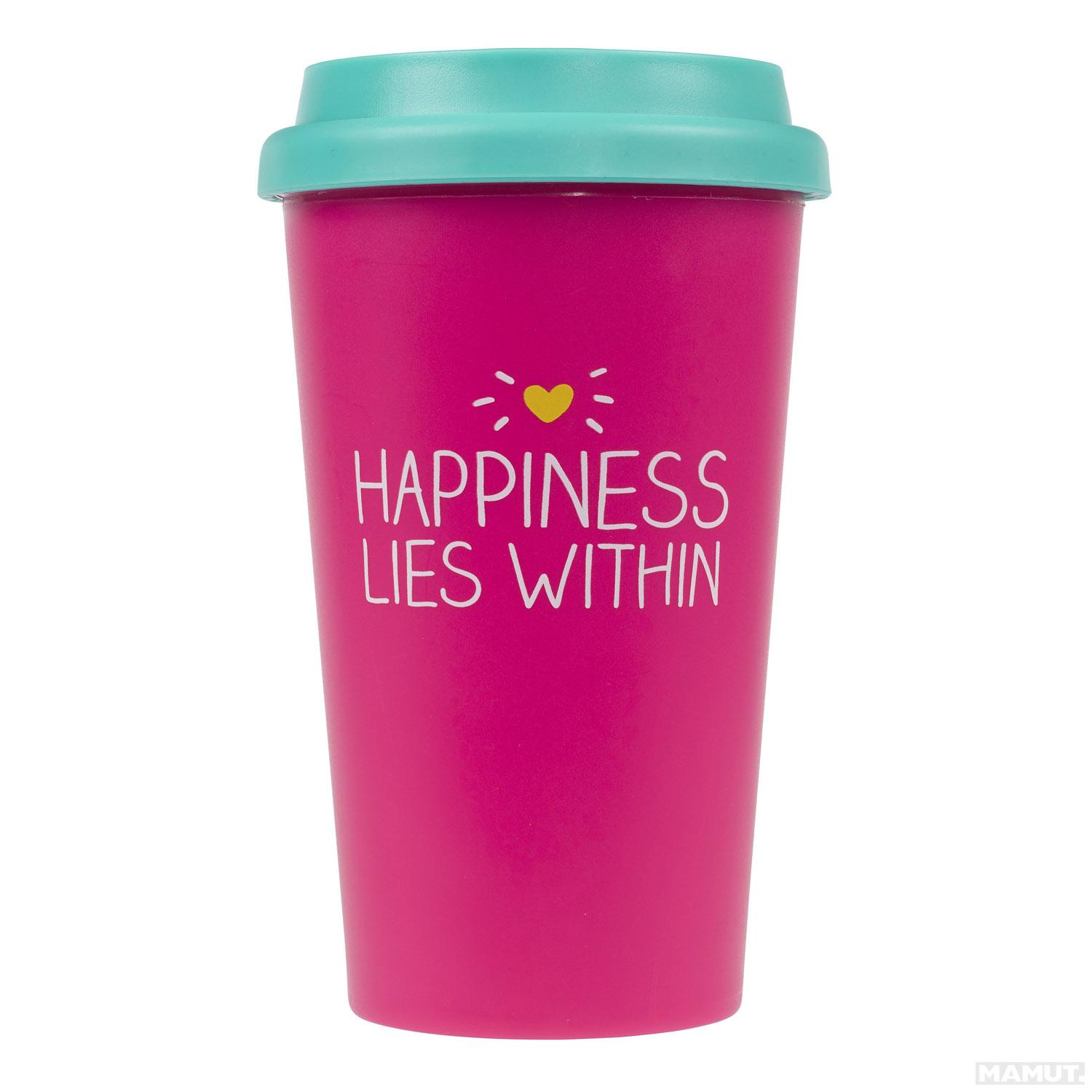 Putna šolja HAPPINESS 