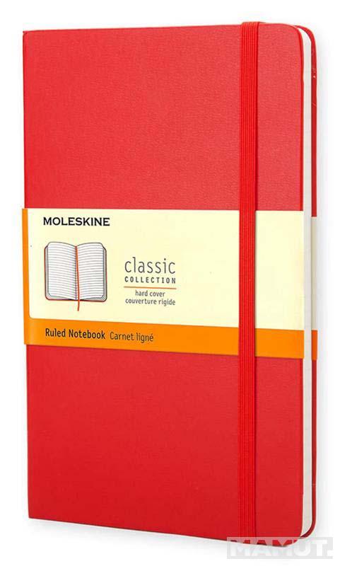 Planer MOLESKINE Classic, hardcover, crveni 