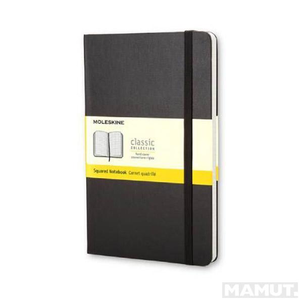 Notes MOLESKINE HARD BLACK  9x14 cm na kvadratiće 