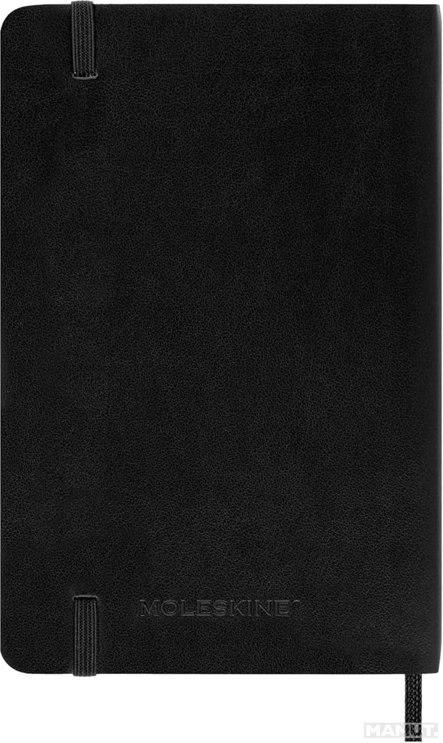 Notes MOLESKINE SOFT BLACK 9x14 cm prazna 