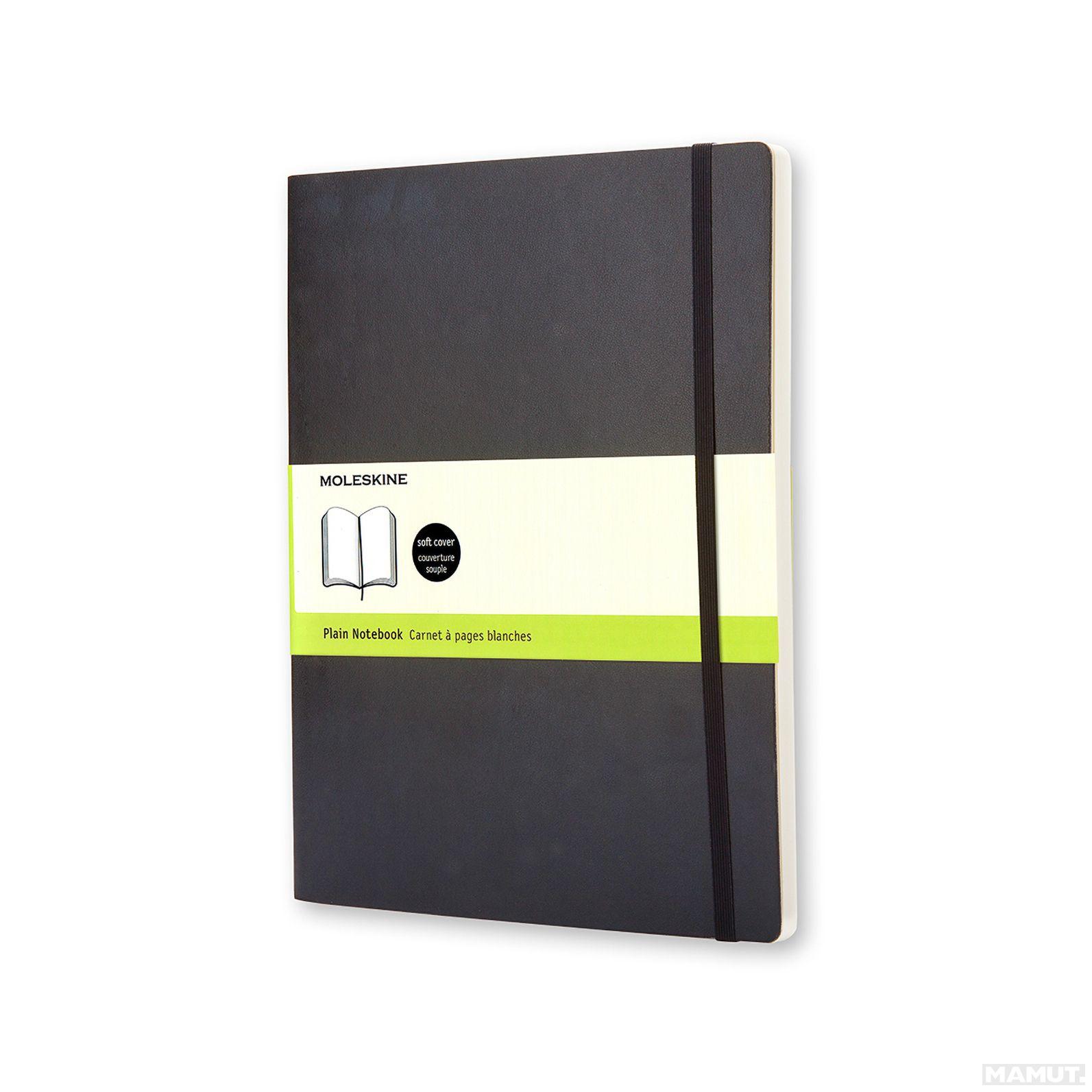 Notes MOLESKINE SOFT BLACK  19x25 cm prazna 