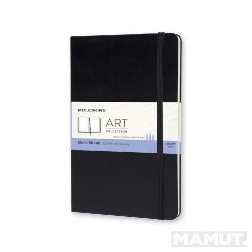 Planer ART MOLESKINE Sketchbook veliki, crni 