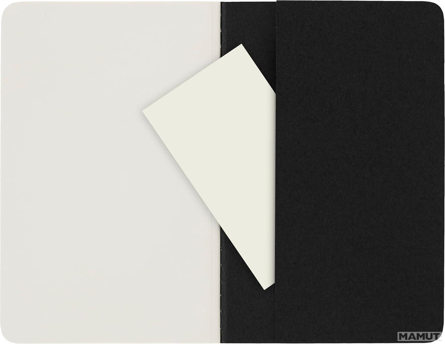 Set od 3 notesa 9x14cm MOLESKINE BLACK - 120 praznih listova 