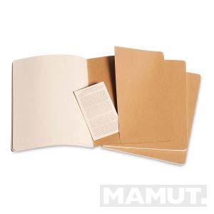 Notes MOLESKINE Set od 3, tamno braon 