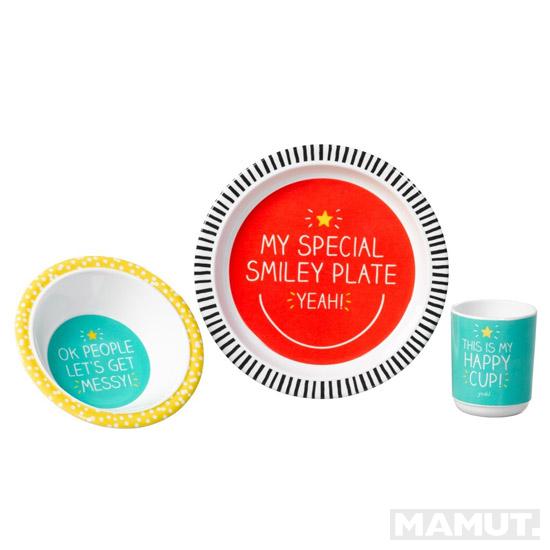 SMILEY MELAMINE SET 