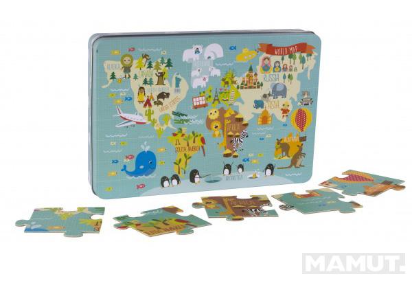 PUZZLE WORLD MAP MARTINA HOGAN 24P 