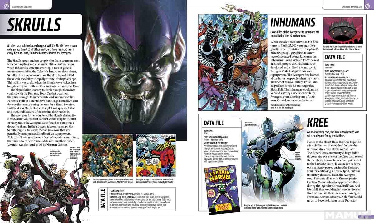 MARVEL THE AVENGERS ENCYCLOPEDIA 