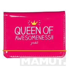 QUEEN OF AWESOMENESS CARD HOLDER 