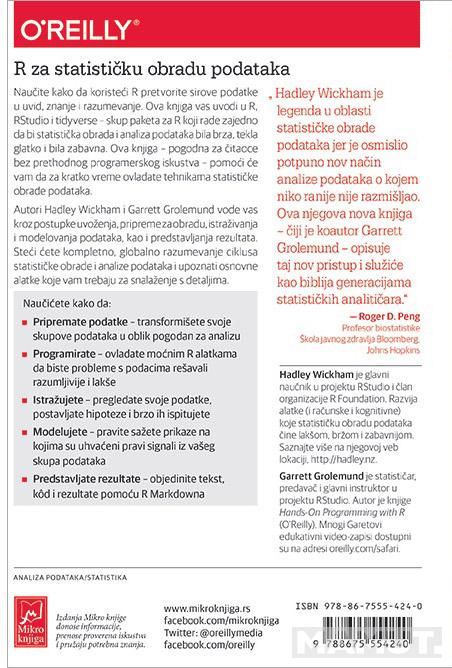 R ZA STATISTIČKU OBRADU PODATAKA 