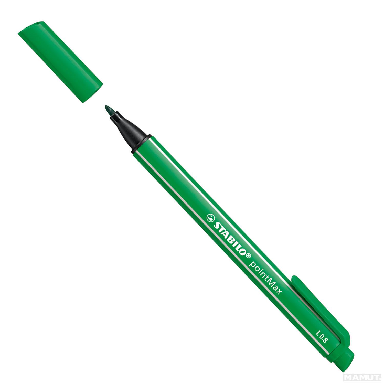 Flomaster zeleni POINTMAX STABILO 0.8 