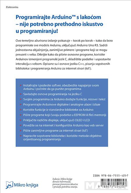 ARDUINO UVOD U PROGRAMIRANJE prevod 2. izdanja 