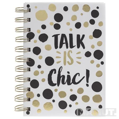 TALK IS CHIC GOLD Sveska 