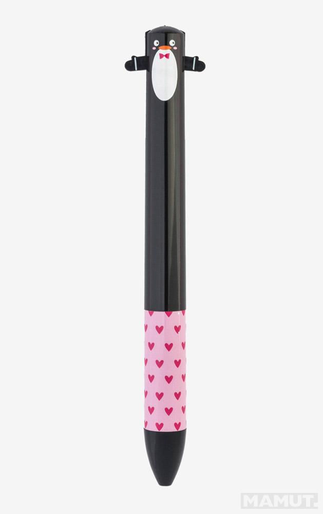 Hemijska olovka CLICK&CLACK crna i pink 