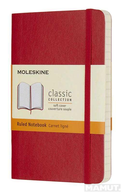 Notes CLASSIC MOLESKINE Soft, crveni 