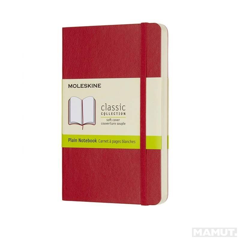 Notes MOLESKINE RED SOFT 9x14 cm prazna 