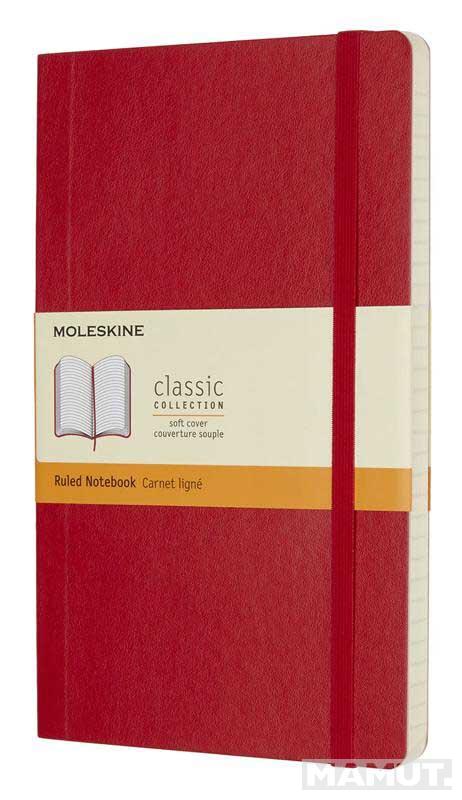 Notes A5 CLASSIC MOLESKINE Soft, crvena 