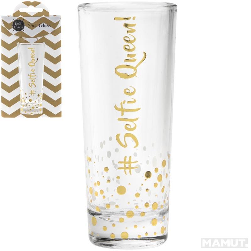 GOLD SELFIE QUEEN Čaša (šot) 
