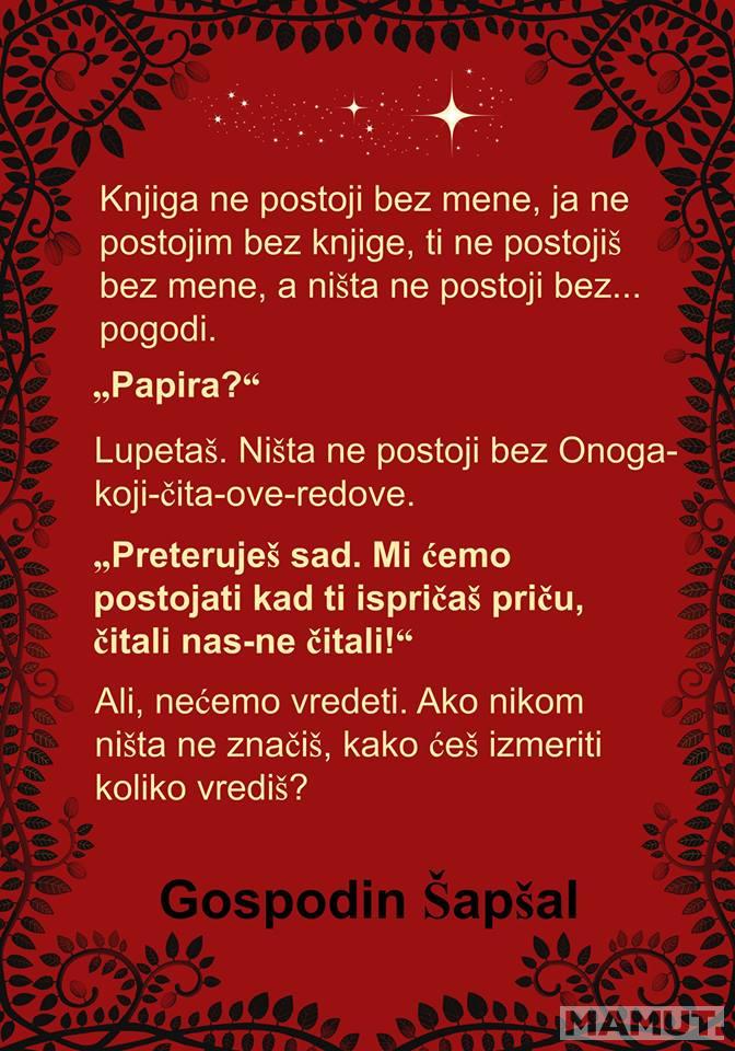 GOSPODIN ŠAPŠAL Saga o malim i velikim čudima 