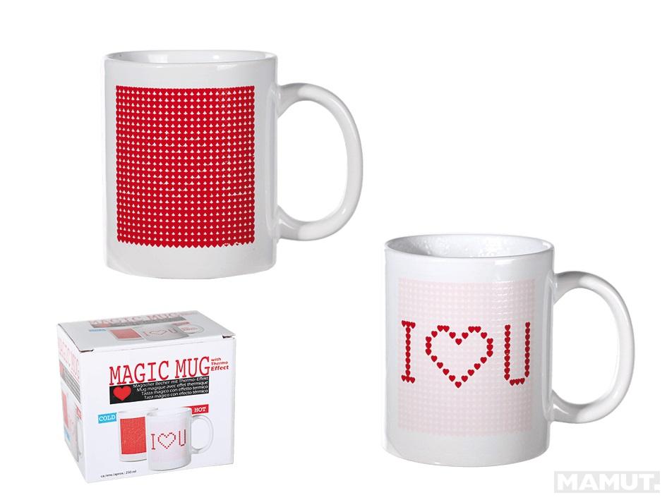 Šolja sa termalnim efektom I LOVE YOU 