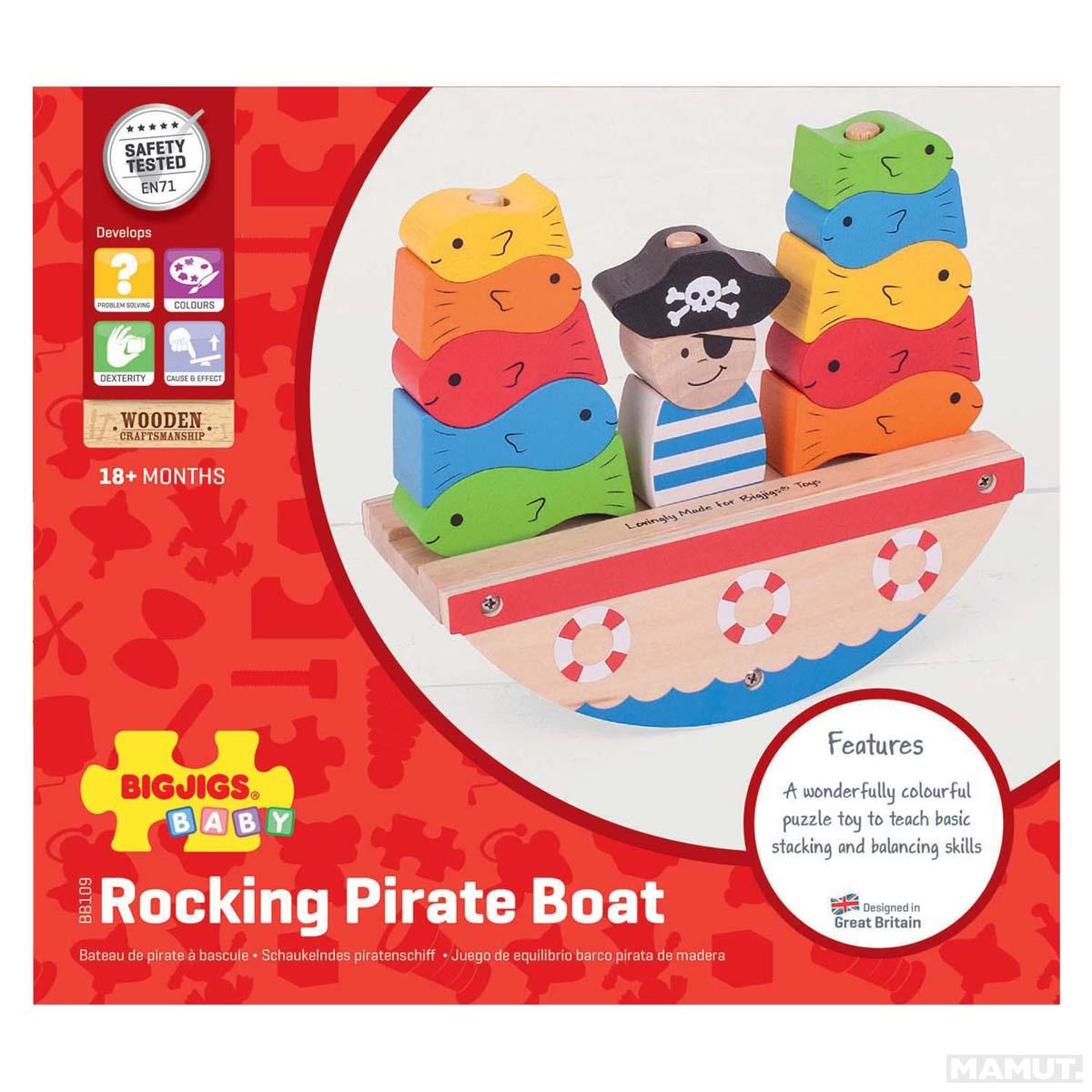 Dečija Igračka ROCKING PIRATE BOAT 