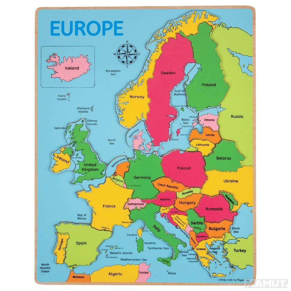 Puzzle za decu EUROPE 