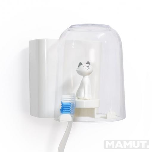 Držač za Četkice TOOTHBRUSH HOLDER KITTY WHITE PLASTIC 