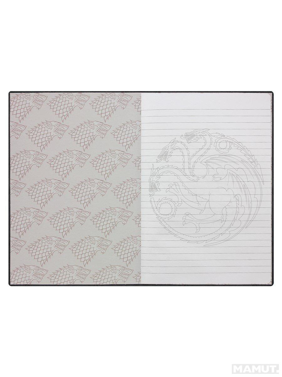 Notes A5 GAME OF THRONES STARK AND TARGARYEN Flexi-Cover 