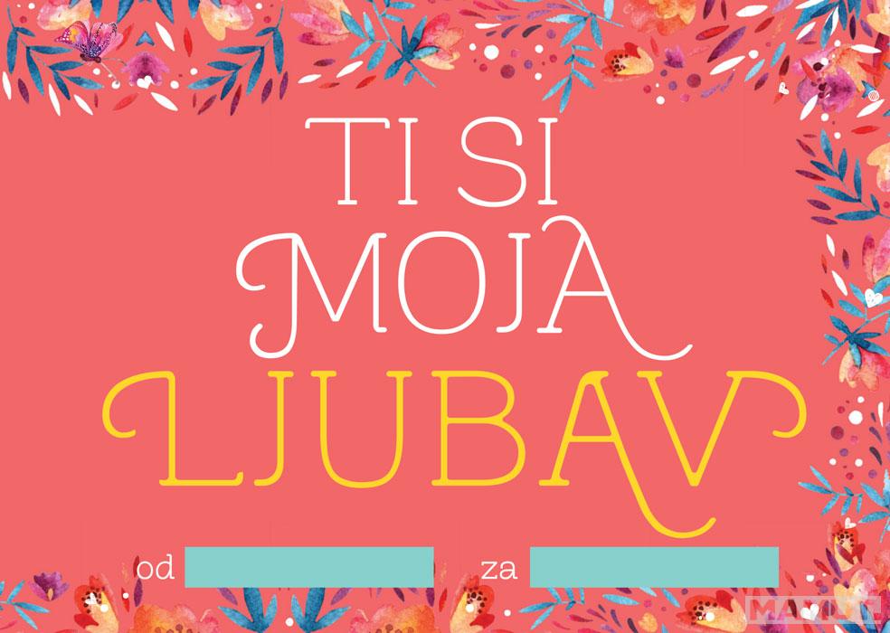 Popuni i pokloni TI SI MOJA LJUBAV 