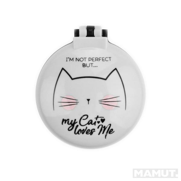 NICE HAIR  HAIRBRUSH WITH MIRROR CAT 